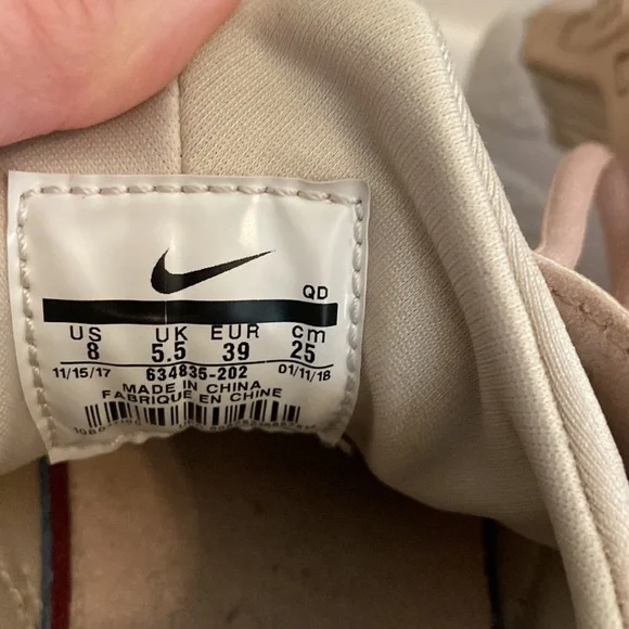 Nike Air Huarache Particle Pink Run SD Women’s 8 lace up tennis shoes sneakers - Picture 8 of 14